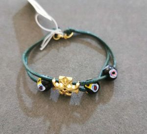 DaVee | Enamel glaze colorful ball bracelet Cotton paraffined rope woven bracelet