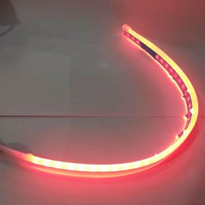 ( harga sepasang ) lampu alis 30cm model gepeng nyala sein warna kuning running