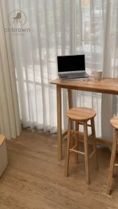 Cobrown.Minimal โต๊ะบาร์ โต๊ะไม้ โต๊ะทานกาแฟ - ระบบโต๊ะที่มีความซับซ้อนและสวยงาม