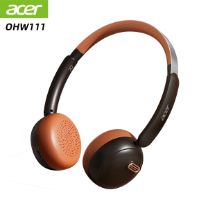 Acer | Acer Bluetooth Headphones INS Retro Style Over Ear Wireless Earphone Bluetooth 5.4 HIFI Stereo Headset Gamer 70H Playtime OHW111