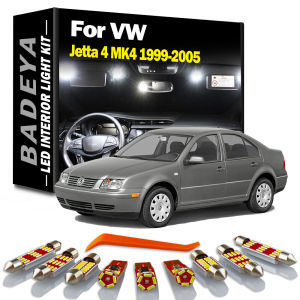 BADEYA 12 ชิ้น Canbus หลอดไฟ LED อ่านแผนที่โดม Trunk Light Kit สําหรับ VW Jetta 4 MK4 1999-2002 2003 2004 2005 อุปกรณ์เสริม
