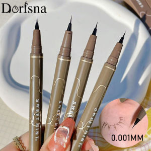 Dorisna Liquid Lying Silkworm Pen Water-proof Quick Dry Black Brown Eye Makeup Matte Eyeliner Lasting Cosmetic Beauty Tool