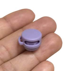 5 cái - Nút chặn nhựa tròn 2 lỗ có quai cố định dùng làm nút chặn dây áo khoác quần thể thao balo giày