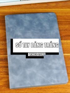 Sổ Tay Bảng Trắng A5 gọn nhẹ đa năng bìa Da sang trọng sổ vẽ phác thảo sổ ghi chú bảng nháp