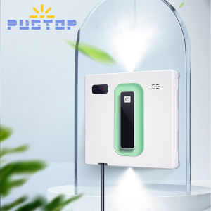 PUGTOP (free gift)Window Cleaning Robot Intelligent App Remote Control Voice Broadcast Full-Automatic Dual Water Spray Window Cleaning Robot is Suitable for High-rise Residential and Commercial Offices