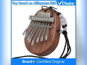 IRIN | IRIN 8-Key Kalimba Mini Thumb Piano Mahogany Wooden Body Portable Kalimba Finger Harp Beginner Gift Keyboard Instrument