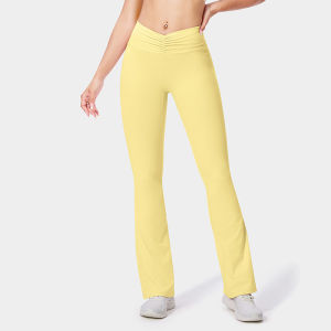 Fitness Yoga Long Pants Womens No Embarrassing Line Elastic Sweat-absorbing Gym Capris High Waist Breathable Sports Tracksuit