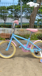 Sepeda Anak Perempuan ELEMENT SPRING CINNAMOROLL Keranjang Ukuran 12 16 18 Inch Usia 2-8 Tahun