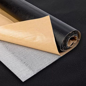 Self Adhesive Leather Patch Artificial Synthetic Leather Black Waterproof Sticker Sofa Car Seats Couch Scratch Repair Tape