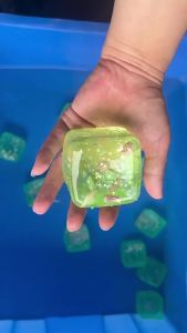 Ocean Series Textured Ice Cube Malt Squishy ASMR Slow Rebound For Adult Stress Relief Daily Mood Relax