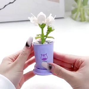 TAIYO Mainan Anak Building Blocks Flower Pot Bunga Mini Nano Blok Bricks Bouquet Buket Kembang 3D Dekorasi