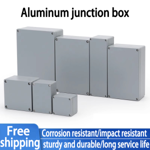 IP67 Waterproof Metal Box Outdoor High Temperature Resistant Cast Aluminum Box Factory Installation Hole Electrical Junction Box