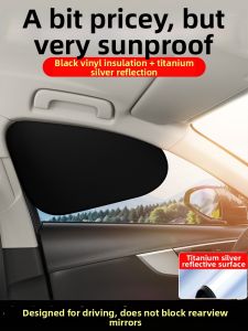 Sunscreen Heat Insulation Static Adhesive Car Window Sunshade