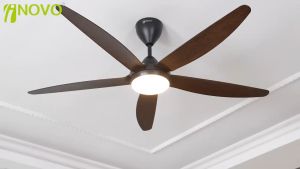 INOVO M7 LED DC Ceiling Fan with Light 56" 5-Blade 16-Speed 10000CFM Remote Reversible MotorRemote dimming speed regulation silent operation energy-saving