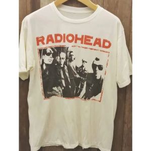 Super Elastic Casual RADIOHEAD THE BENDS Vintage Women Men T-shirt Oversized Cotton Casual Round Neck Loose Female Male Clothing