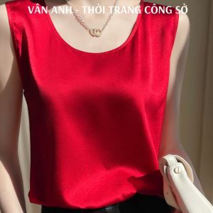 Áo Nữ Cổ Tròn Phong Cách Trơn Màu Sắc Đa Dạng