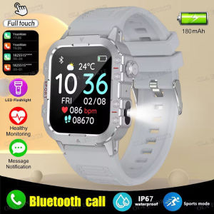 2026 New Military-grade Men Smart Watch Outdoor GPS Track 2.01"AMOLED Screen 10ATM Waterproof Bluetooth Call Smartwatch HW12