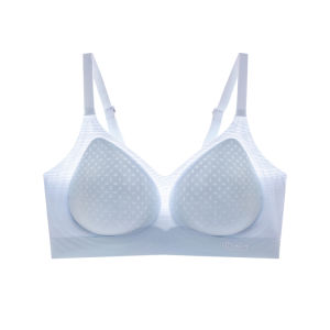 miiow | Cat Woman Summer Thin Silk Bra Women Gathered Anti-Sagging Side Breast Removal One Piece Adjustable Strap Seamless Backless Bra