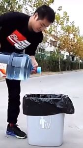 Garbage bags / Trash bags 100pcs sizes Small Medium Large XL XXL atbp (Heavy duty bin liner organizer makapal)