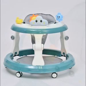 Baby Walker Anti O-Shaped Legs Adjustable Heights With Music (Ready Stocks)