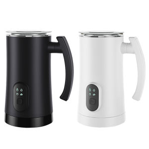 4-in-1 Milk Frother Steamer Auto Shut-off 11.8Oz/350ML Quiet Auto Milk Warmer Tem Control for Coffee/Latte/Hot Chocolate