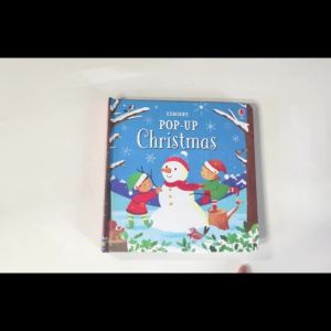 Pop up Christmas Usborne English 3D Flap Picture Book Kids Reading Baby Story Learning Books for Children Christmas Gift