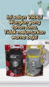 Sabun Champaca Rose INAS 1kg | 1.7kg sabun basuh baju wangi viral murah cempaka original laundry detergent powder pencuci pakaian baju sekolah dobi perkakas rumah serbaguna murah