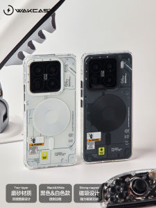 เคสโทรศัพท์แบบดูดซับแม่เหล็ก WAKCAS สำหรับ Xiaomi 15s pro รุ่นใหม่ ป้องกันการตกหล่นแบบเต็มจอ เคสโทรศัพท์แบบด้าน