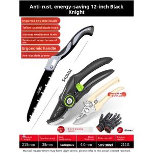 MONLEYTA | High Carbon Steel Garden Pruning Shears For Branches Cutting Fruit Trees Landscaping Home Flower Trimming Thick Branches