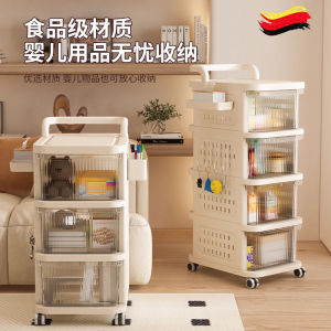 เก้าอี้นั่งแบบเคลื่อนที่พร้อมช่องบันไดสำหรับเก็บของ ชั้นวางของหลายชั้นแบบถังเสียงดังสำหรับใส่ของเล่นและของกิน