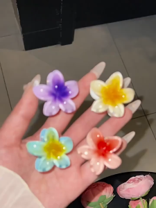 Jepit Rambut Model Kamboja Bali Mini 4 Cm Jedai Flower Kecil Jepitan Poni Bunga Aksesoris Korean Style