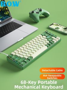 B.O.W | Hot-Swap Wired Mechanical Keyboard Gaming 68 Keys
