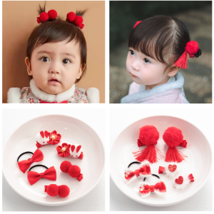 Adorable Princess Butterfly Knot Hair Ties for Babies Non-Damaging Fabric Hair Bands Childrens Hair Accessories Fresh Style