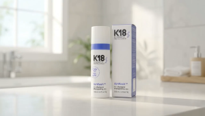 K18 AirWash Dry Shampoo For Hair Woman No‑Rinse Hair Refresher Oil Absorbing Refresh Greasy Hair Haircare