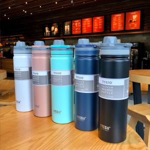 Tyeso 530ml/750ml Tumbler With Handle  Keep Hot And Cold 304 Stainless Steel Double Layer Insulated Thermos Flask Water Bottle Botol Air 保温瓶保温杯 Thermos Termos Thermos Cafe - Lazada