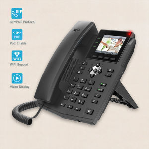 Fanvil Smart Business Office Network SIP Video Phone: US Wireless WIFI Function & 1080P Display