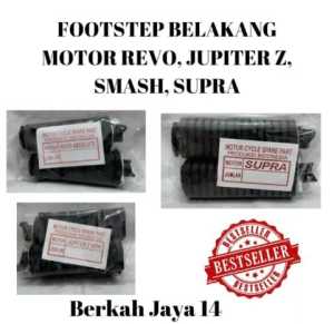 FOOTSTEP BELAKANG PIJAKAN KAKI REVO SMASH JUPITER SUPRA WARNA HITAM HARGA MURAH BERKUALITAS