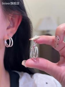 Lnieer | Bông Tai Thiết Kế Tinh Tế Bạc 999