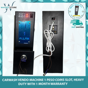 CARWASH VENDO MACHINE 1 PESO COINS SLOT HEAVY DUTY WITH 1 MONTH WARRANTY