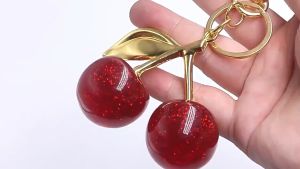 Red Cherry Keychain: A Stylish & Functional Gift