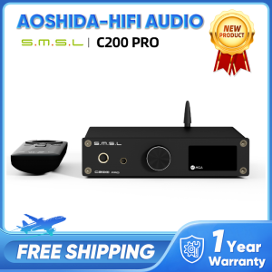 SMSL C200 Pro Decoder Headphone Amplifier USB DAC AMP XMOS XU-316 ES9039Q2M 4*OPA1612A 6.35/4.4mm Headphone Jack Bluetooth 5.1