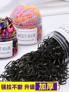 Black High Elasticity Durability Non-harmful Hair Bands