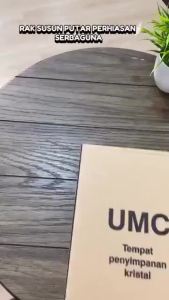 Rak Crystal 4 Susun Putar / Storage Organizer / Tempat Bumbu Kotak Penyimpanan Aksesoris Premium - GP Mall