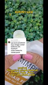 REMIMPI Anti Hair Fall Hair Treatment Shampoo 300ml - Shampo Anti Rambut Lepek / Rontok / Ketombe