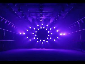 KAIY 18x12W LED Par Light RGBW 4-in-1 Full Color Stage Lighting with DMX512 Sound Activated Wash Strobe for DJ Disco Party Wedding