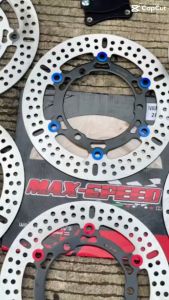 Max Speed 260mm Lighten Disc With Bracket For Nmax v1 v2 / Aerox v1 v2 (3Holes)