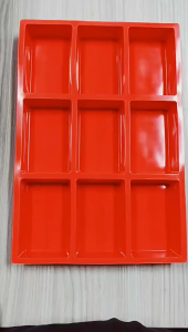 9-Hole Silicone Mini Bread Pans Rectangular Biscuit Baking Tray Non-stick DIY Brownie Pan Mold