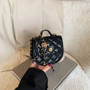 Childrens Crossbody Bag Fashionable Girls Single Shoulder Bag Small Fragrance Style Handbag Trendy Girls Coin Purse