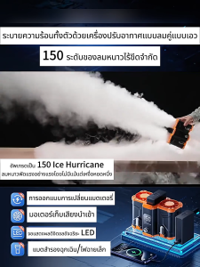 พัดลมคาดเอว 10000mAhแบตเตอรี่ พัดลม เด่นเลขอัจฉริยะ ยาวนานต่อเนื่อง จากเช้ายันค่ำ พัดลมติดเอว พัดลมเหน็บเอว