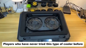 (Cyclone PH) D17 Dual Turbo Fans Gaming Cooling Pad for 15-19 inch Laptop Cooler Fan With RGB Lights